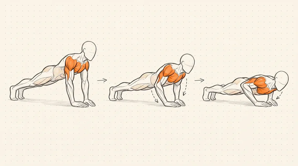 Illustration of Diamond Push-Up