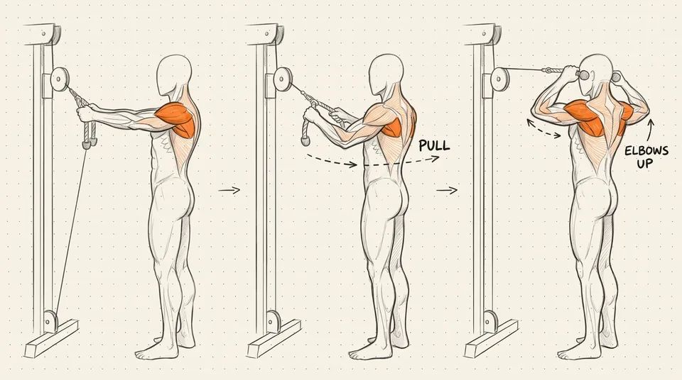 Illustration of Face Pull