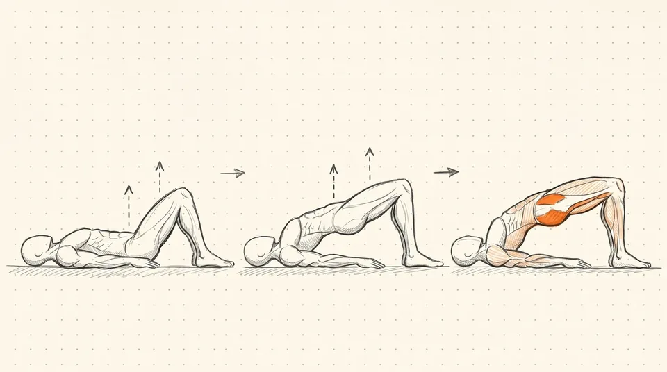 Illustration of Glute Bridge