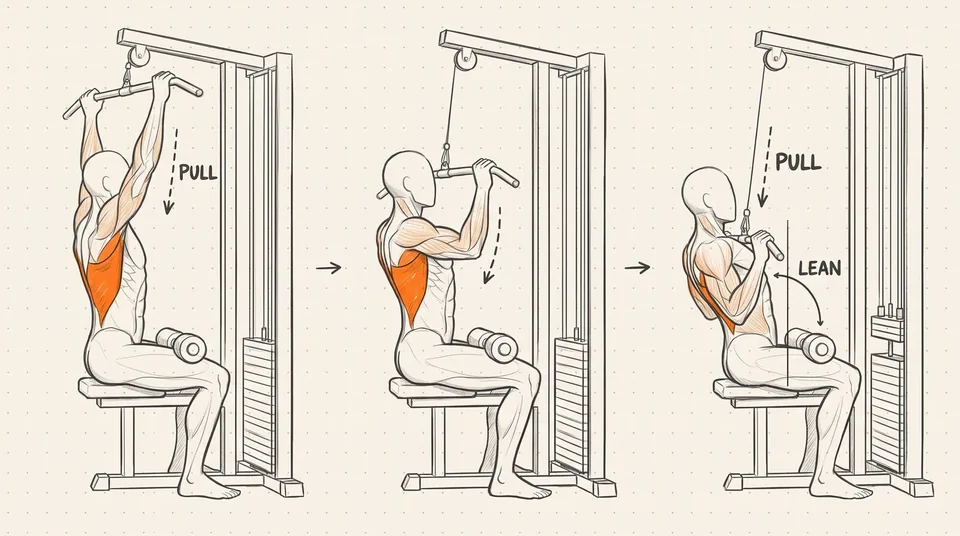 Illustration of Lat Pulldown