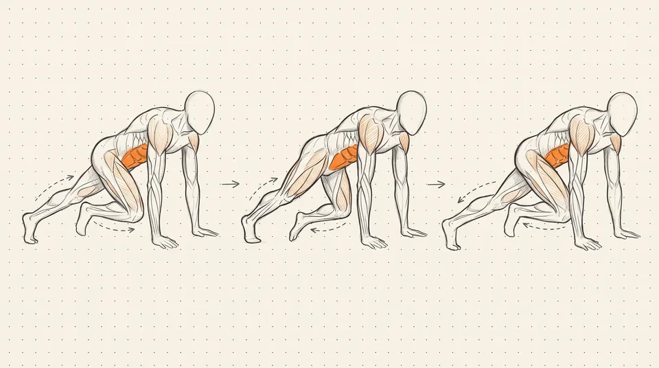 Illustration of Mountain Climbers